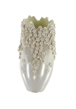 Deals 👍 Farmhouse Ceramic Vase by Monroe Lane 🌟 -Monroe Lane Sales Belk 10