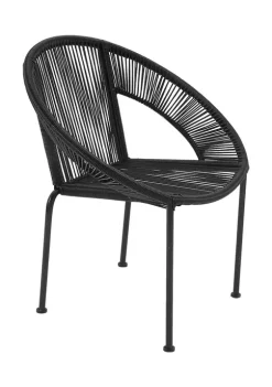 New 🎉 Contemporary Plastic Rattan Outdoor Chair by Monroe Lane ⌛ -Monroe Lane Sales Belk 10009