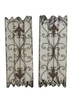 Coupon 🧨 Rustic Wood Wall Decor - Set of 2 by Monroe Lane 😍 -Monroe Lane Sales Belk 10074