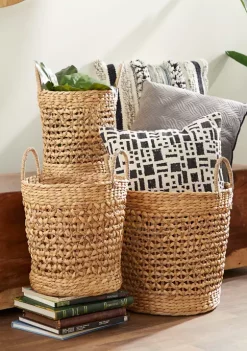 Best deal 🤩 Coastal Dried Plant Storage Basket - Set of 3 by Monroe Lane 🧨 11 Best deal 🤩 Coastal Dried Plant Storage Basket - Set of 3 by Monroe Lane 🧨 -Monroe Lane Sales Belk 10087
