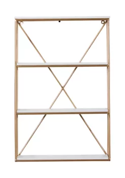 Deals ❤️ Glam Wood Wall Shelf by Monroe Lane 🥰 -Monroe Lane Sales Belk 10113