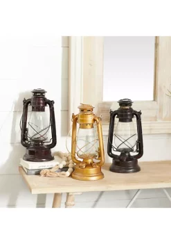Coupon 🔔 Iron Coastal Lantern Set of 3 by Monroe Lane 🛒 -Monroe Lane Sales Belk 10115
