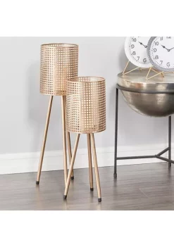 Top 10 🎉 Industrial Metal Lantern - Set of 2 by Monroe Lane 😍 -Monroe Lane Sales Belk 10124