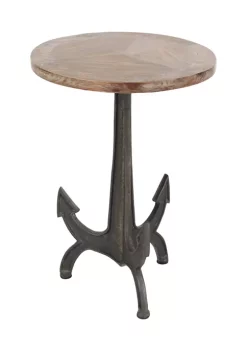 Hot Sale π€© Coastal Metal Accent Table by Monroe Lane π