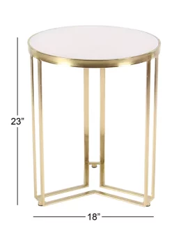 Cheap 👍 Contemporary Metal Accent Table by Monroe Lane 🧨 -Monroe Lane Sales Belk 10171