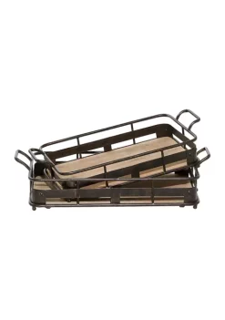 Brand new ⭐ Industrial Metal Tray - Set of 2 by Monroe Lane 👏