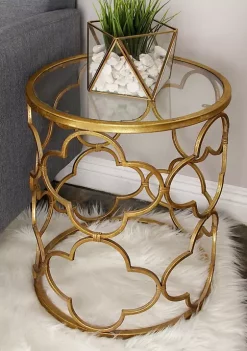 Cheap 𧨠Contemporary Metal Accent Table by Monroe Lane π₯