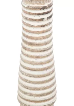 Discount 🤩 Traditional Wood Candle Holder - Set of 3 by Monroe Lane ⭐ -Monroe Lane Sales Belk 10249