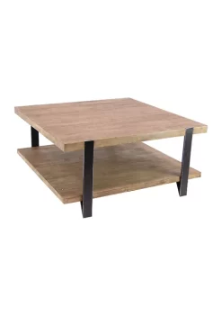 Cheapest ✨ Industrial Wood Coffee Table by Monroe Lane ✨ -Monroe Lane Sales Belk 10266