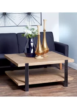 Cheapest ✨ Industrial Wood Coffee Table by Monroe Lane ✨ -Monroe Lane Sales Belk 10267