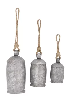 Brand new 🔔 Rustic Metal Decorative Cow Bell - Set of 3 by Monroe Lane ✨ -Monroe Lane Sales Belk 1028