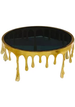 Best Sale 🔔 Contemporary Aluminum Coffee Table by Monroe Lane ✨ -Monroe Lane Sales Belk 10315