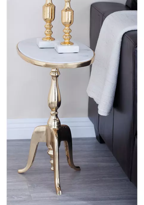 Buy π Traditional Marble Accent Table by Monroe Lane π 2 Buy π Traditional Marble Accent Table by Monroe Lane π - Image 2