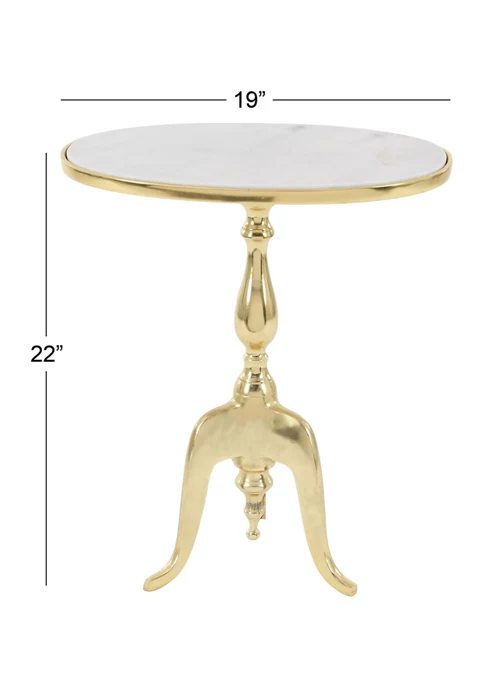 Buy π Traditional Marble Accent Table by Monroe Lane π 3 Buy π Traditional Marble Accent Table by Monroe Lane π - Image 3