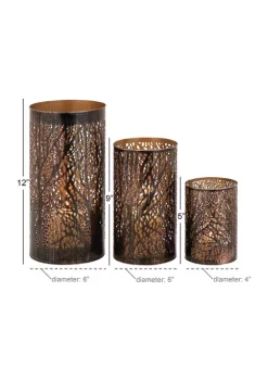 Buy ✔️ Eclectic Metal Lantern - Set of 3 by Monroe Lane ✔️ -Monroe Lane Sales Belk 10351