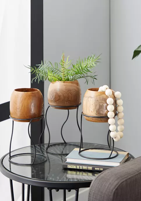 Flash Sale 🎉 Rustic Metal Planter - Set of 3 by Monroe Lane 🔥 2 Flash Sale 🎉 Rustic Metal Planter - Set of 3 by Monroe Lane 🔥 - Image 2