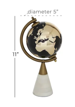 Promo 🔥 Modern Ceramic Globe by Monroe Lane 😉 -Monroe Lane Sales Belk 10382