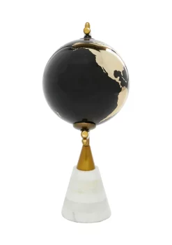 Promo 🔥 Modern Ceramic Globe by Monroe Lane 😉 -Monroe Lane Sales Belk 10383
