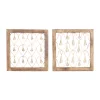 Top 10 ⭐ Farmhouse Mango Wood Wall Decor - Set of 2 by Monroe Lane 🥰