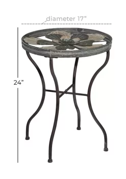 Deals 😀 Farmhouse Metal Accent Table by Monroe Lane 🛒 -Monroe Lane Sales Belk 10415