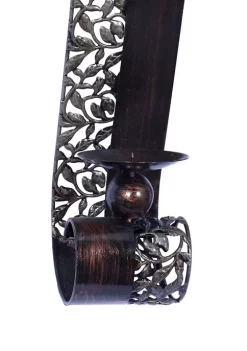 Best Pirce 🧨 Traditional Metal Wall Sconce - Set of 2 by Monroe Lane 🌟 -Monroe Lane Sales Belk 1044