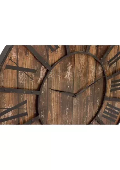 Deals ⌛ Farmhouse Wood Wall Clock by Monroe Lane ✔️ -Monroe Lane Sales Belk 10459