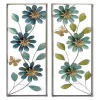 Deals 🔥 Traditional Metal Wall Decor - Set of 2 by Monroe Lane 🔔
