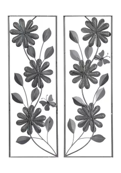 Deals 🔥 Traditional Metal Wall Decor - Set of 2 by Monroe Lane 🔔 -Monroe Lane Sales Belk 10469