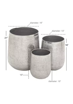Best reviews of 👏 Glam Aluminum Planter - Set of 3 by Monroe Lane 🌟 -Monroe Lane Sales Belk 10474