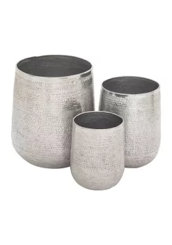 Best reviews of 👏 Glam Aluminum Planter - Set of 3 by Monroe Lane 🌟 -Monroe Lane Sales Belk 10476