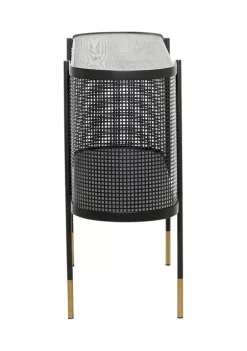 Budget 🎁 Contemporary Metal Console Table by Monroe Lane 🎉 -Monroe Lane Sales Belk 10498