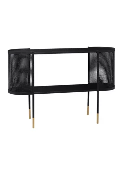 Budget 🎁 Contemporary Metal Console Table by Monroe Lane 🎉 -Monroe Lane Sales Belk 10500