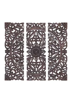 Cheap 🥰 Traditional Wood Wall Decor - Set of 3 by Monroe Lane 🛒 -Monroe Lane Sales Belk 10503