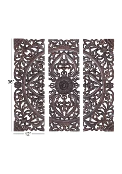 Cheap 🥰 Traditional Wood Wall Decor - Set of 3 by Monroe Lane 🛒 -Monroe Lane Sales Belk 10504