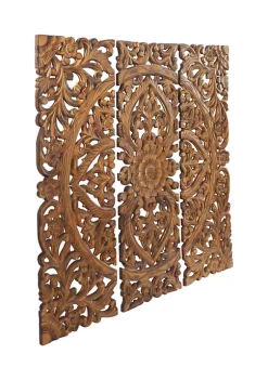 Cheap 🥰 Traditional Wood Wall Decor - Set of 3 by Monroe Lane 🛒 -Monroe Lane Sales Belk 10505