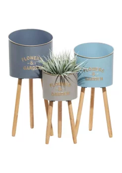 Brand new ⌛ Farmhouse Metal Planter - Set of 3 by Monroe Lane 🤩