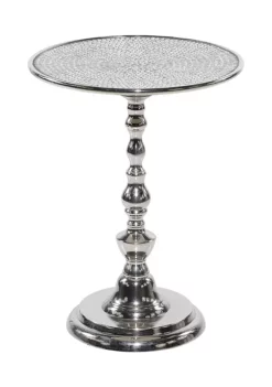 Budget ✔️ Glam Aluminum Accent Table by Monroe Lane 🤩 -Monroe Lane Sales Belk 10606