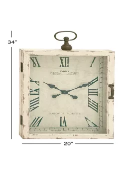 Brand new 😀 Vintage Wood Wall Clock by Monroe Lane 👏 -Monroe Lane Sales Belk 10627