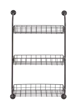 Top 10 🎉 Industrial Metal Wall Shelf by Monroe Lane 💯 -Monroe Lane Sales Belk 10634