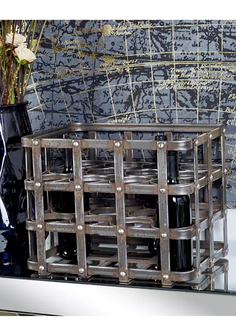 Best Pirce 🛒 Industrial Metal Wine Rack by Monroe Lane 🔥 2 Best Pirce 🛒 Industrial Metal Wine Rack by Monroe Lane 🔥 - Image 2