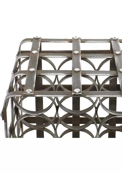 Best Pirce 🛒 Industrial Metal Wine Rack by Monroe Lane 🔥 3 Best Pirce 🛒 Industrial Metal Wine Rack by Monroe Lane 🔥 - Image 3