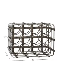 Best Pirce 🛒 Industrial Metal Wine Rack by Monroe Lane 🔥 9 Best Pirce 🛒 Industrial Metal Wine Rack by Monroe Lane 🔥 -Monroe Lane Sales Belk 10646