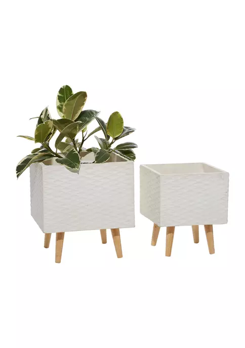 Coupon ⭐ Contemporary Ceramic Planter - Set of 2 by Monroe Lane 🔔 1 Coupon ⭐ Contemporary Ceramic Planter - Set of 2 by Monroe Lane 🔔