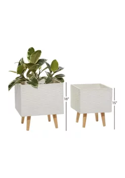 Coupon ⭐ Contemporary Ceramic Planter - Set of 2 by Monroe Lane 🔔 8 Coupon ⭐ Contemporary Ceramic Planter - Set of 2 by Monroe Lane 🔔 -Monroe Lane Sales Belk 10665