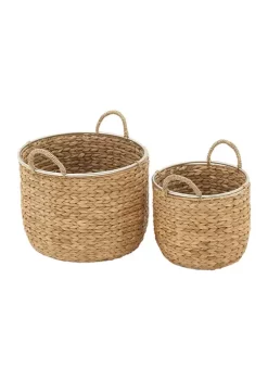 Hot Sale ✔️ Coastal Seagrass Storage Basket - Set of 2 by Monroe Lane ✔️