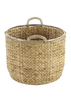 Hot Sale ✔️ Coastal Seagrass Storage Basket - Set of 2 by Monroe Lane ✔️ -Monroe Lane Sales Belk 10677