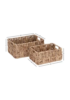 Flash Sale β€οΈ Coastal Jute Storage Basket - Set of 2 by Monroe Lane 𧨠9 Flash Sale β€οΈ Coastal Jute Storage Basket - Set of 2 by Monroe Lane 𧨠-Monroe Lane Sales Belk 1072