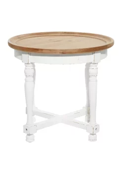 Best Pirce 😉 Farmhouse Wood Accent Table by Monroe Lane 🌟 -Monroe Lane Sales Belk 10722