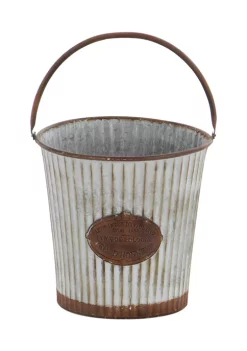 New 🎁 Farmhouse Metal Planter - Set of 3 by Monroe Lane ✔️ -Monroe Lane Sales Belk 10734