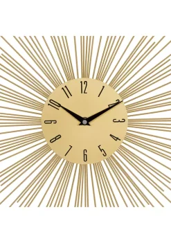 Best Pirce 🧨 Contemporary Metal Wall Clock by Monroe Lane 🎁 -Monroe Lane Sales Belk 10739